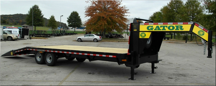 Gooseneck flat bed trailer for sale14k  Huron County, Ohio